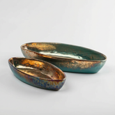 Oval Bowls | Green Fusion (2 Pieces)