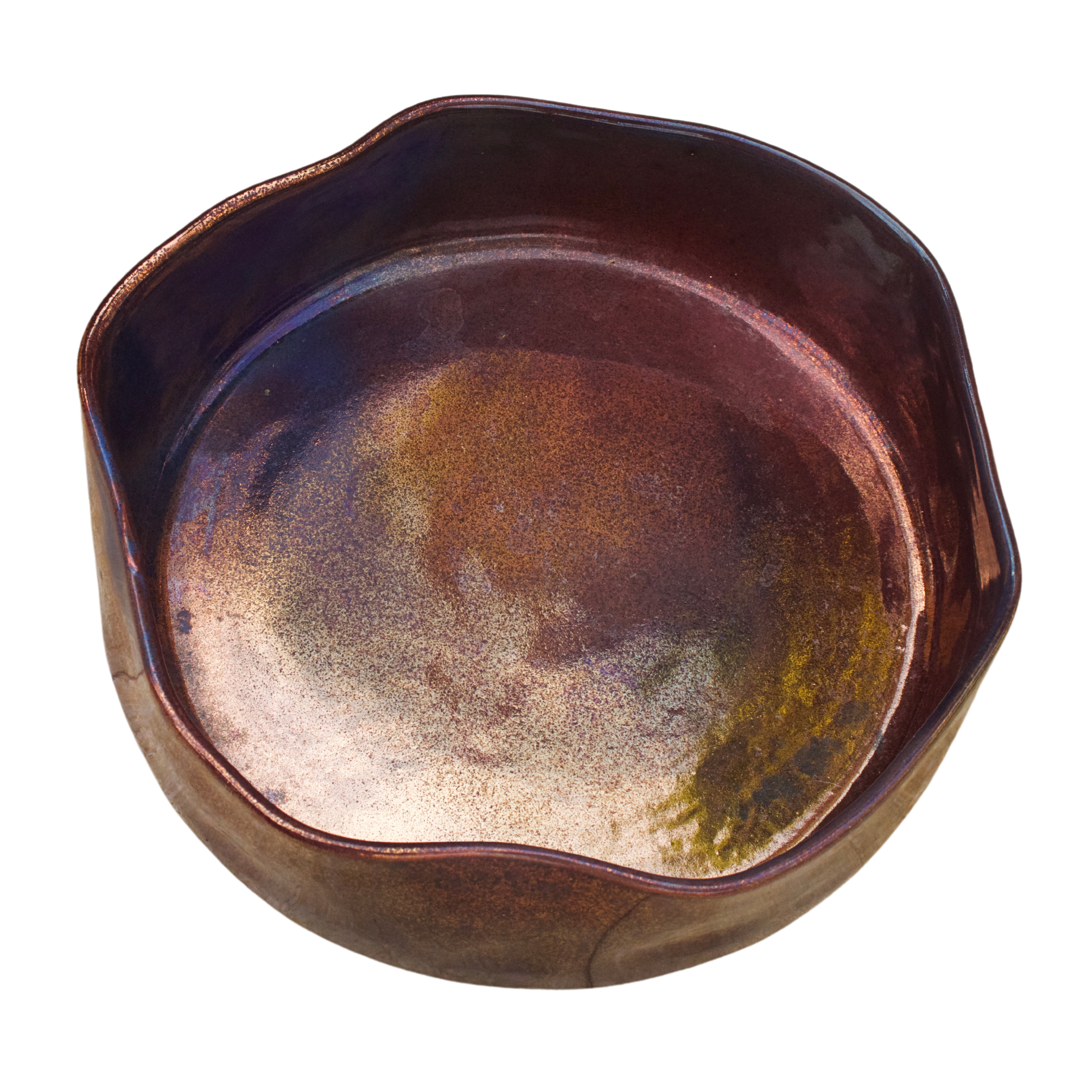 Ripple Bowl with distinctive wavy edge design in Blue Fusion edition