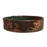 Ripple Bowl with distinctive wavy edge design in Green Fusion edition