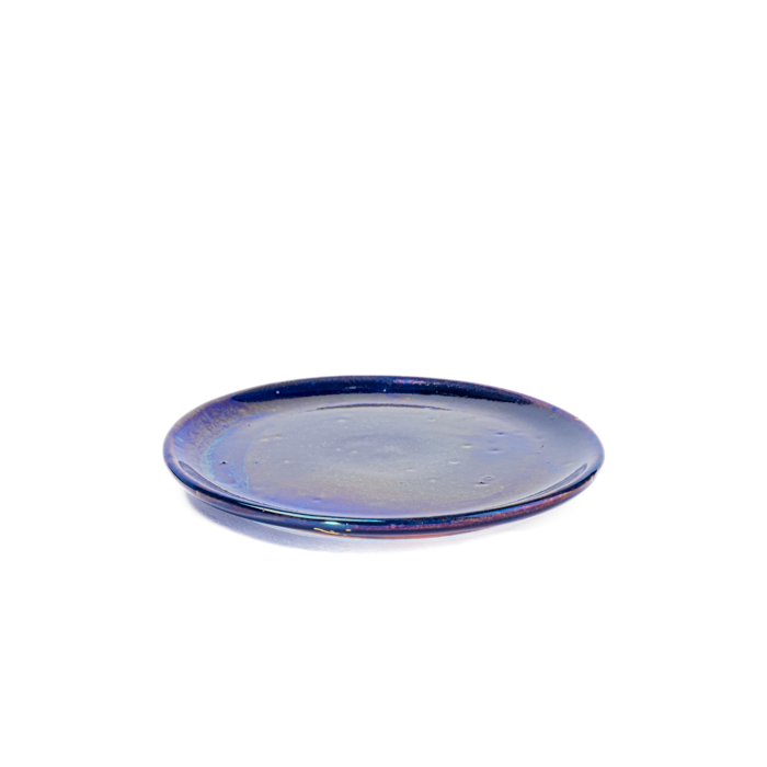 Small Plate | Blue Fusion
Handcrafted stoneware small plate with rustic texture, ideal for appetizers or desserts
