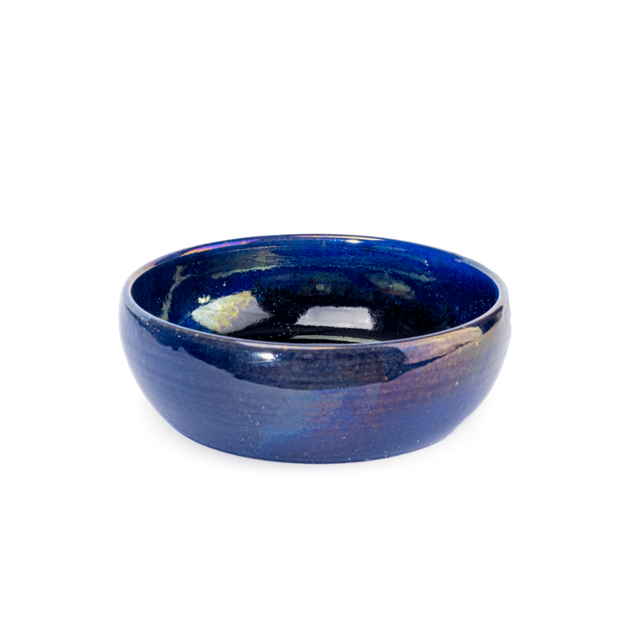 Salad Bowl | Blue Fusion
Handcrafted stoneware salad bowl with textured surface and artisanal design