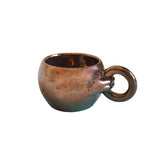 Modern Arabic Fengaan in Green Fusion finish, perfect for serving coffee or infusions