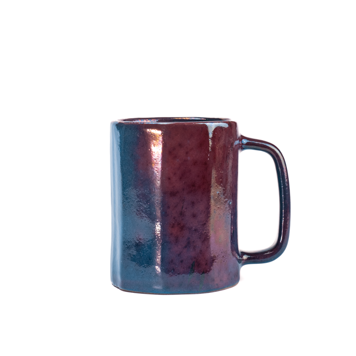 Magic Lake Mug | Blue Fusion
Magic Lake Mug with shiny handcrafted stoneware finish and unique cool-edged design