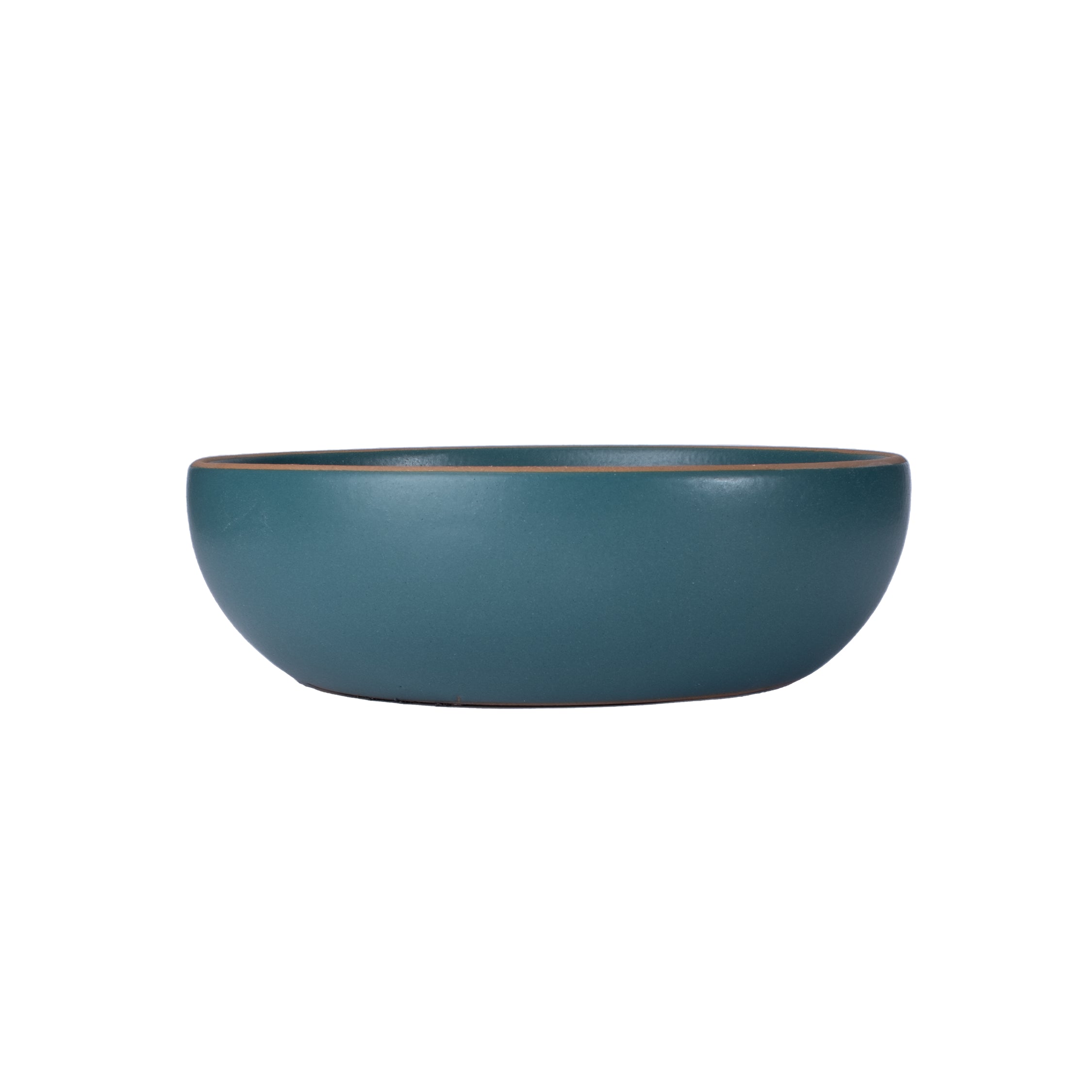 Salad Bowl | Green Matte
Handcrafted stoneware salad bowl with textured surface and artisanal design