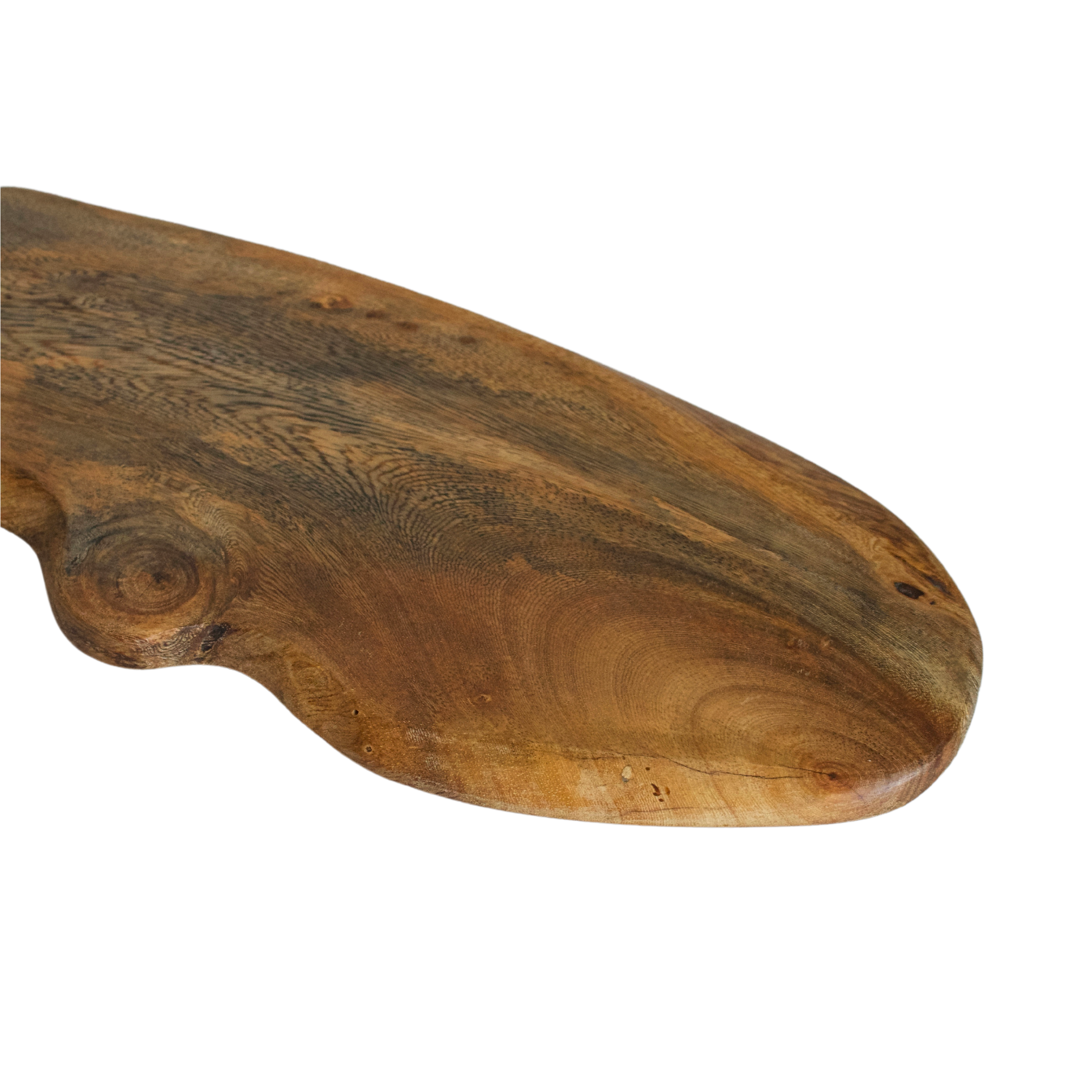 Limited-edition handcrafted serving board with organic edges, ideal for charcuterie or small bites