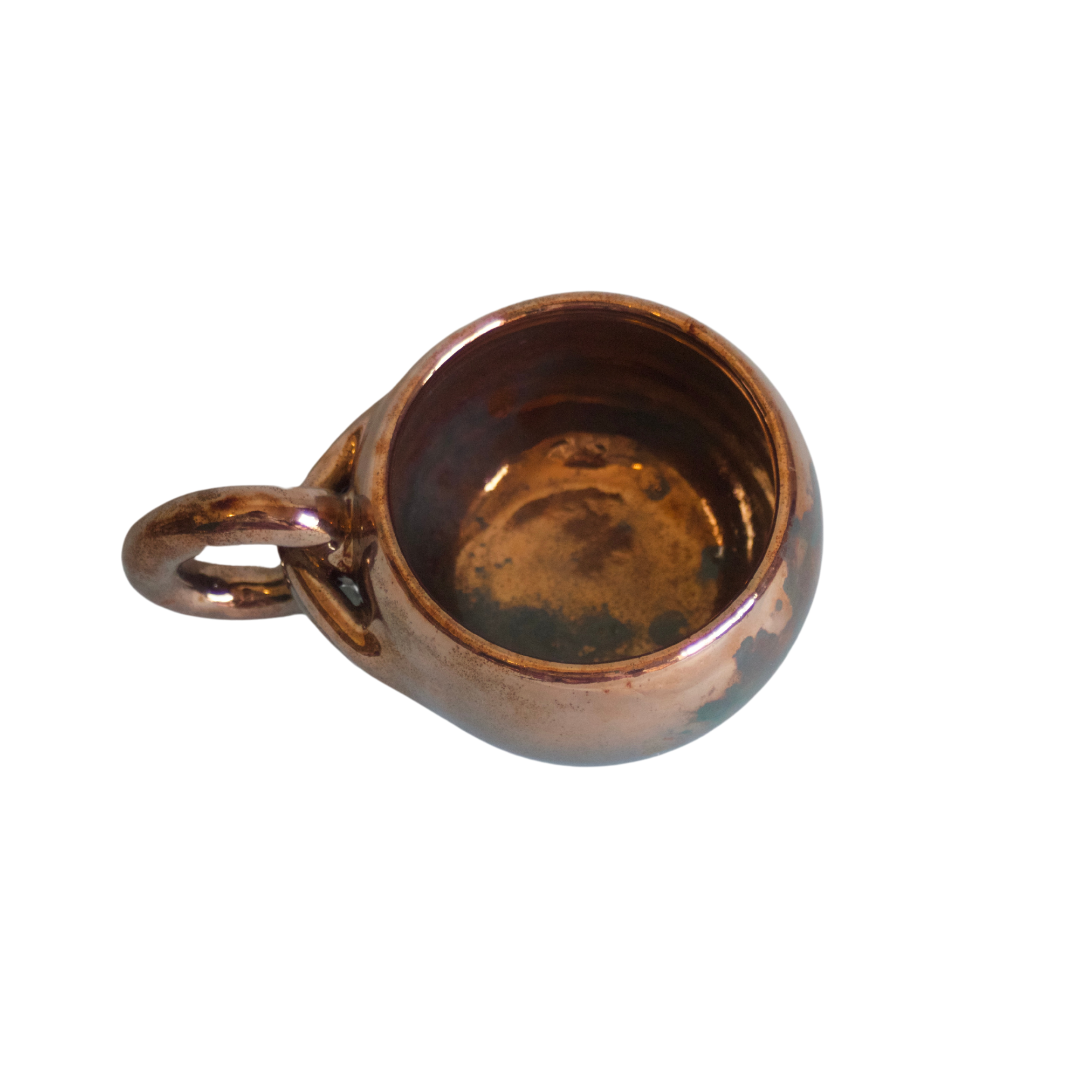 Modern Arabic Fengaan in Green Fusion finish, perfect for serving coffee or infusions