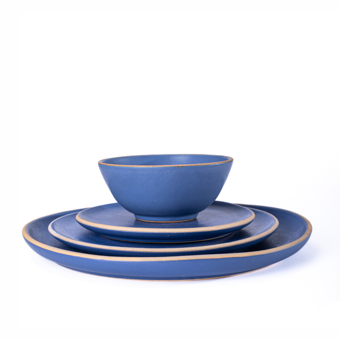 Dinnerware Set | Blue Matte Edition