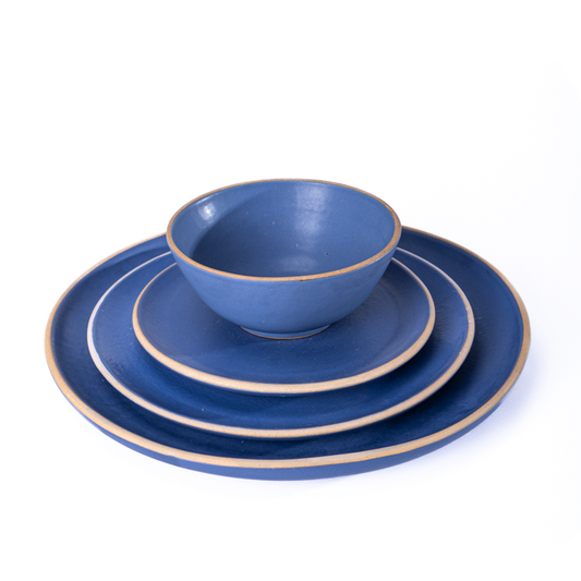 Dinnerware Set | Blue Matte Edition