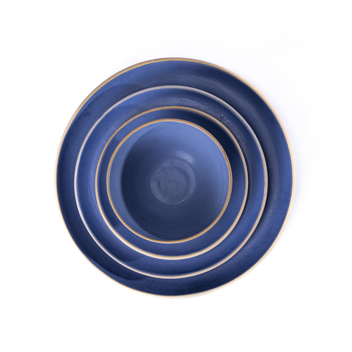 Dinnerware Set | Blue Matte Edition