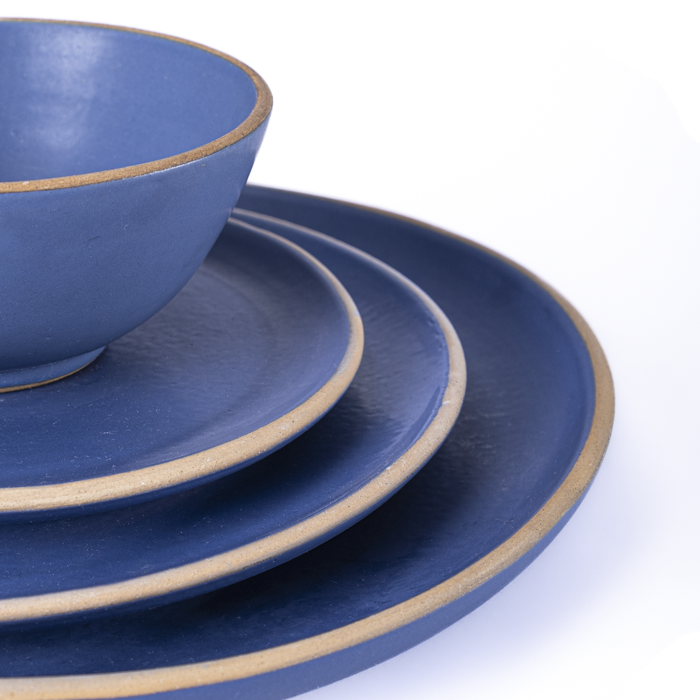 Dinnerware Set | Blue Matte Edition