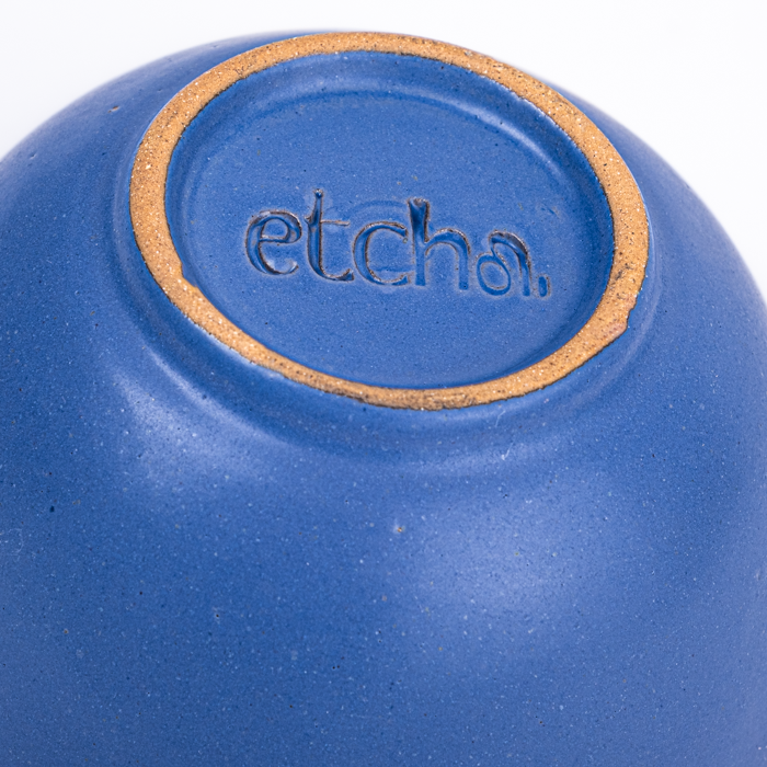 Small Bowl | Blue Matte
Handcrafted small stoneware bowl ideal for serving dips, sauces, or individual soups