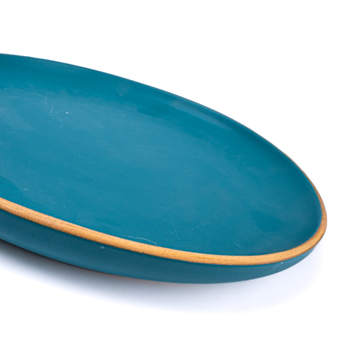 Green Matte Small Serving Plate