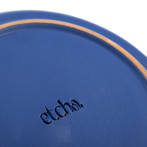 Medium Plate | Blue Matte