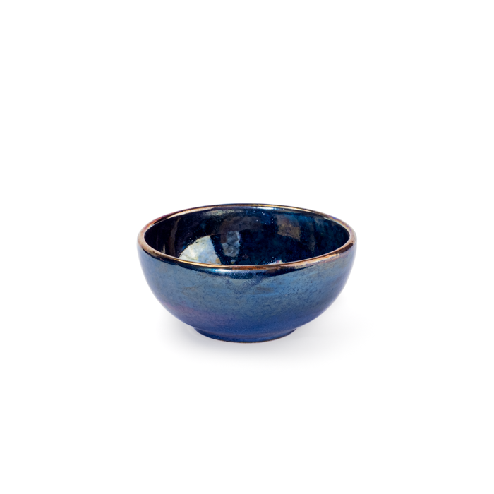 Small Bowl | Blue Fusion
Handcrafted small stoneware bowl ideal for serving dips, sauces, or individual soups