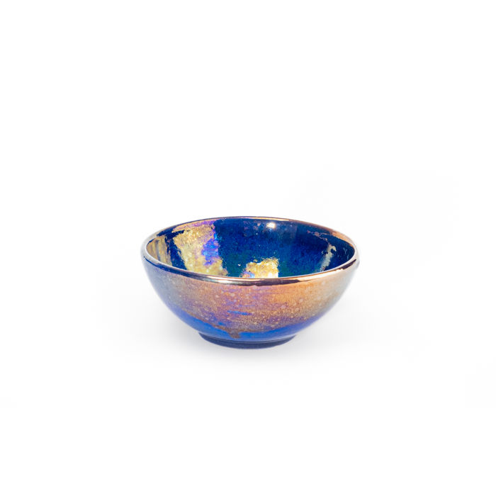 Small Bowl | Blue Fusion
Handcrafted small stoneware bowl ideal for serving dips, sauces, or individual soups