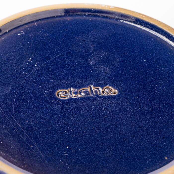 Salad Bowl | Blue Fusion
Handcrafted stoneware salad bowl with textured surface and artisanal design