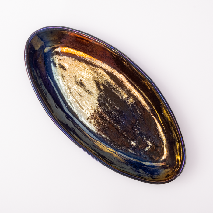 Oval Bowls | Blue Fusion (2 Pieces)
Set of two handcrafted stoneware oval bowls in different sizes for serving appetizers and snacks