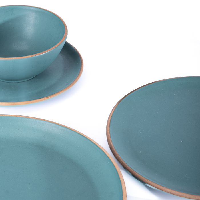 Dinnerware Set | Green Matte Edition