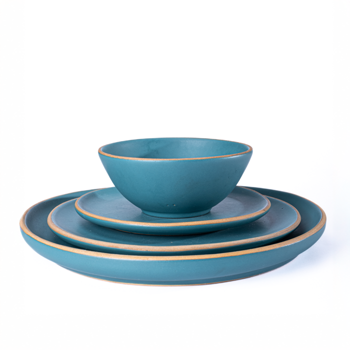 Dinnerware Set | Green Matte Edition