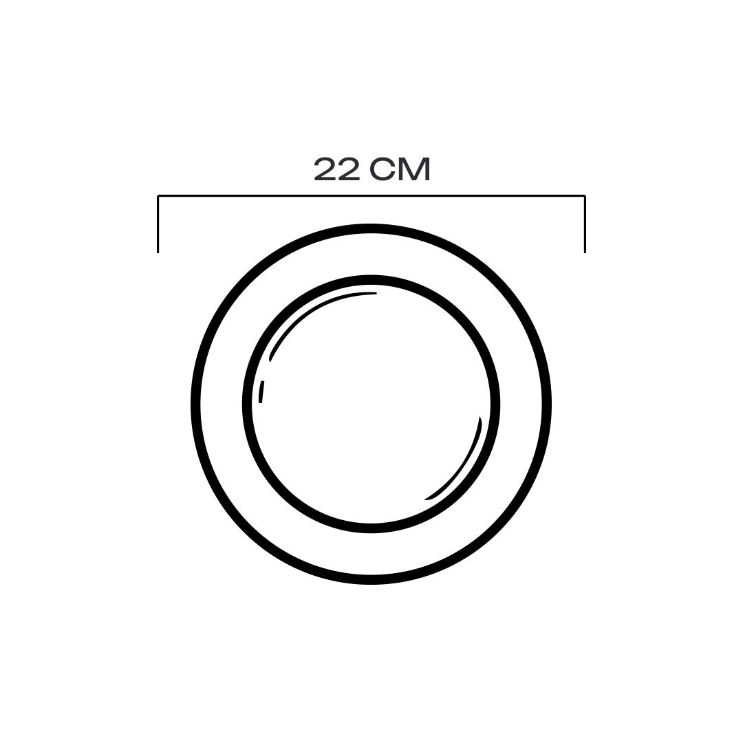 Green Matte Medium Serving Plate