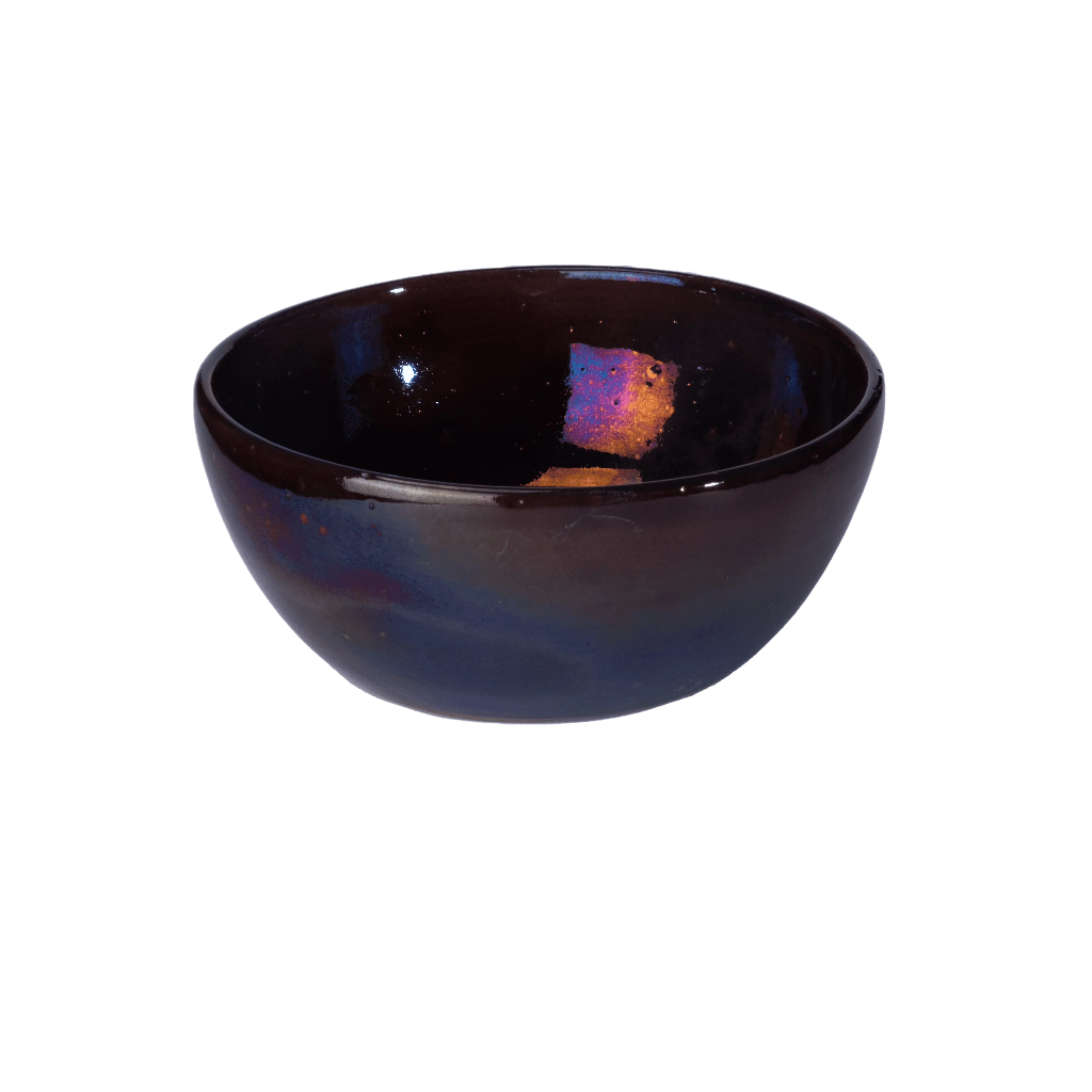 Large handcrafted stoneware serving bowl with textured surface and artisanal design