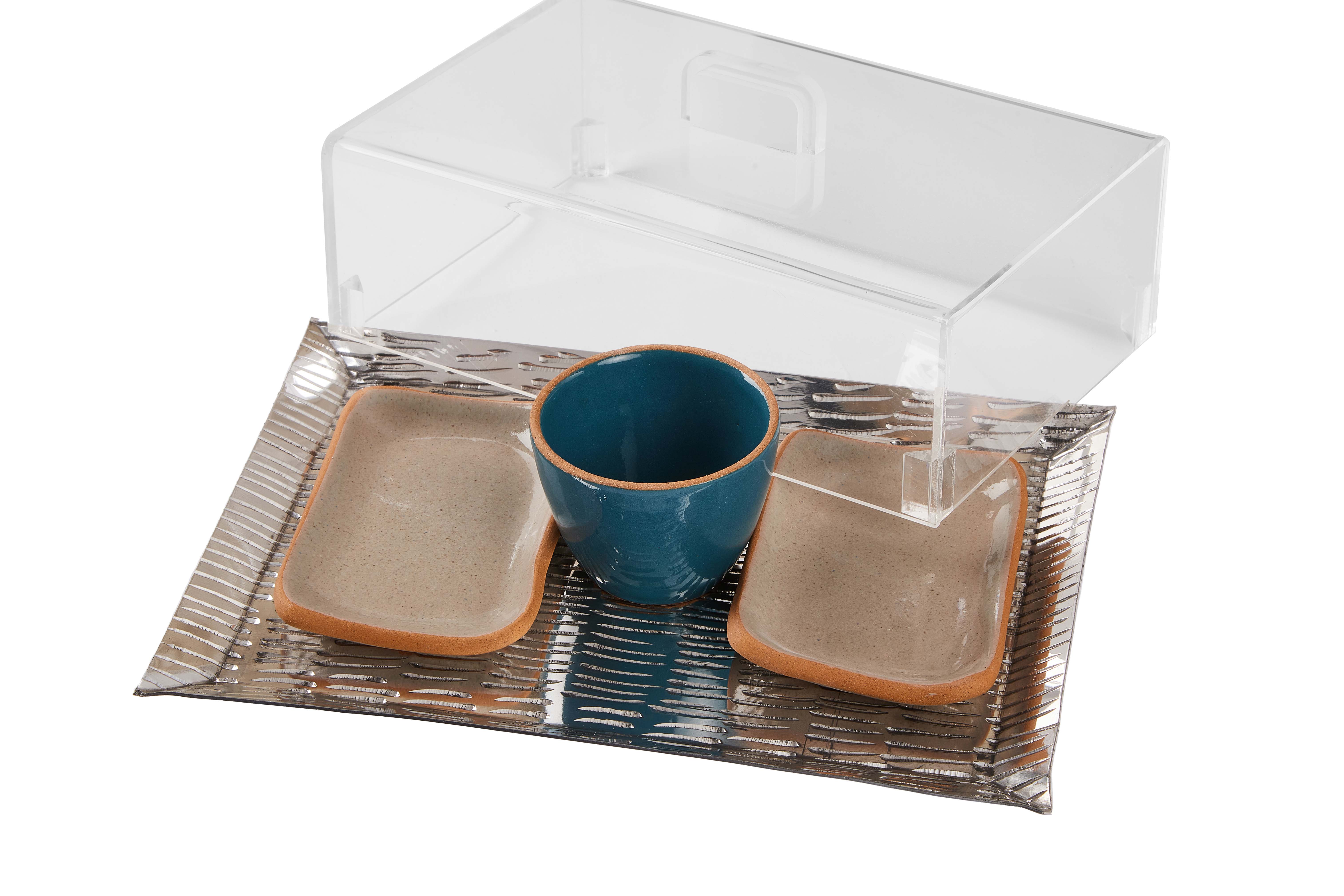 Platter Mania (3-in-1) | The L Edition
Platter Mania Deluxe Bundle with handcrafted stoneware platters, mini-bowls, aluminum trays, and plexiglass covers
