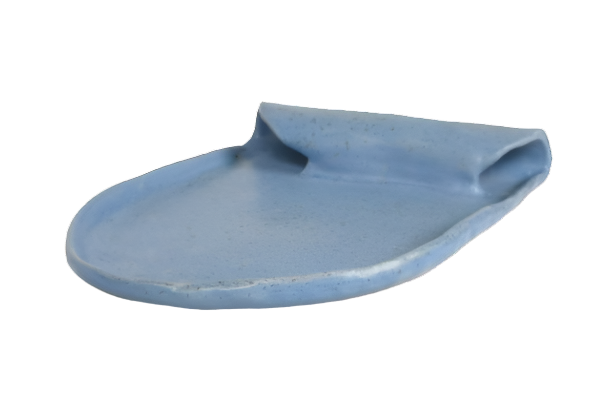 The Folded Platter | Blue Matte Edition