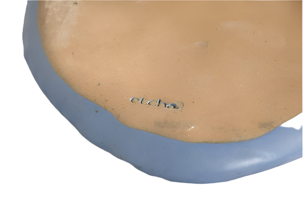 The Folded Platter | Blue Matte Edition