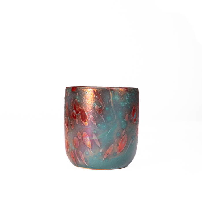 The Cool Cup | Green Fusion
The Cool Cup handcrafted stoneware with colorful design for beverages