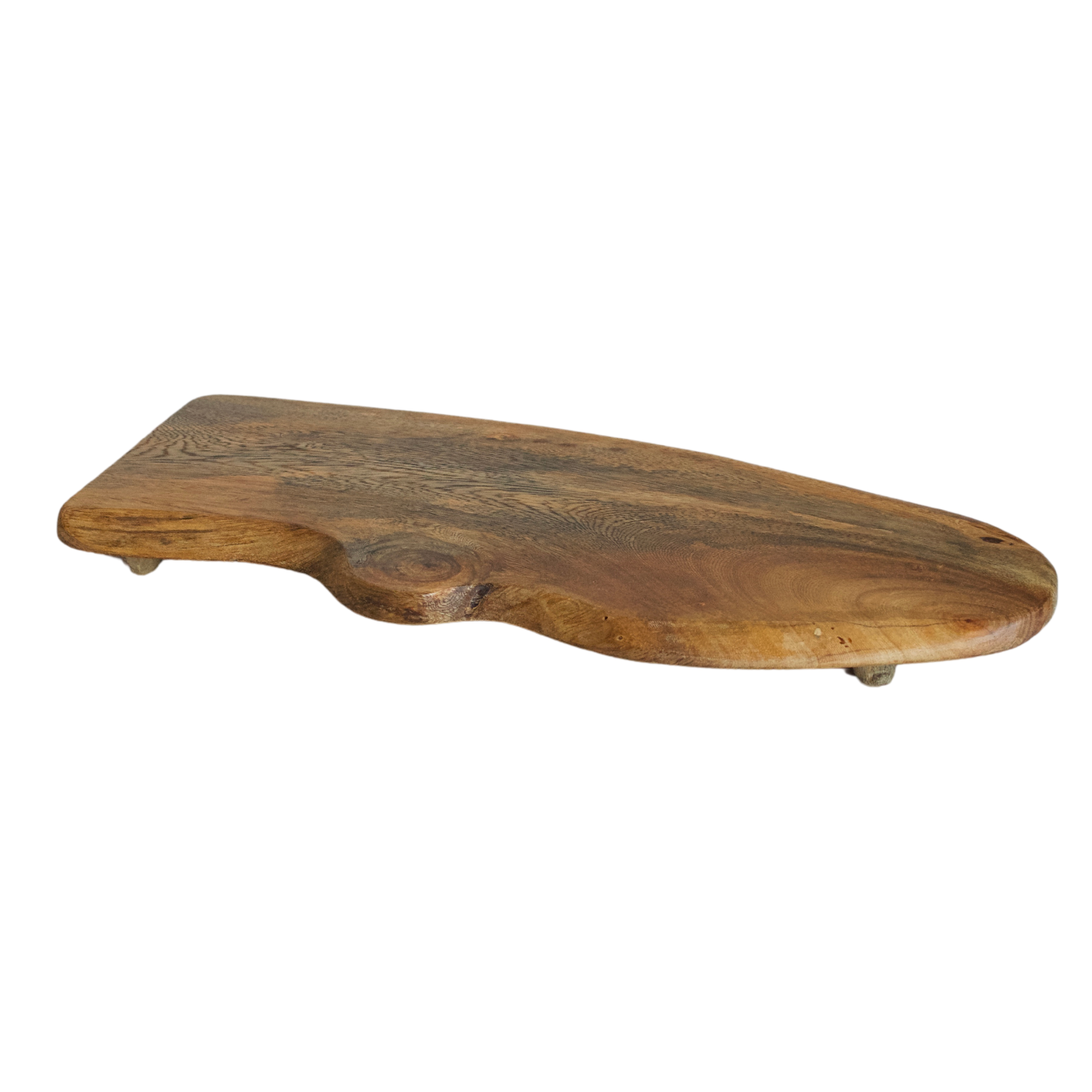Limited-edition handcrafted serving board with organic edges, ideal for charcuterie or small bites
