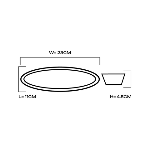 Oval Bowls (2 Pieces)