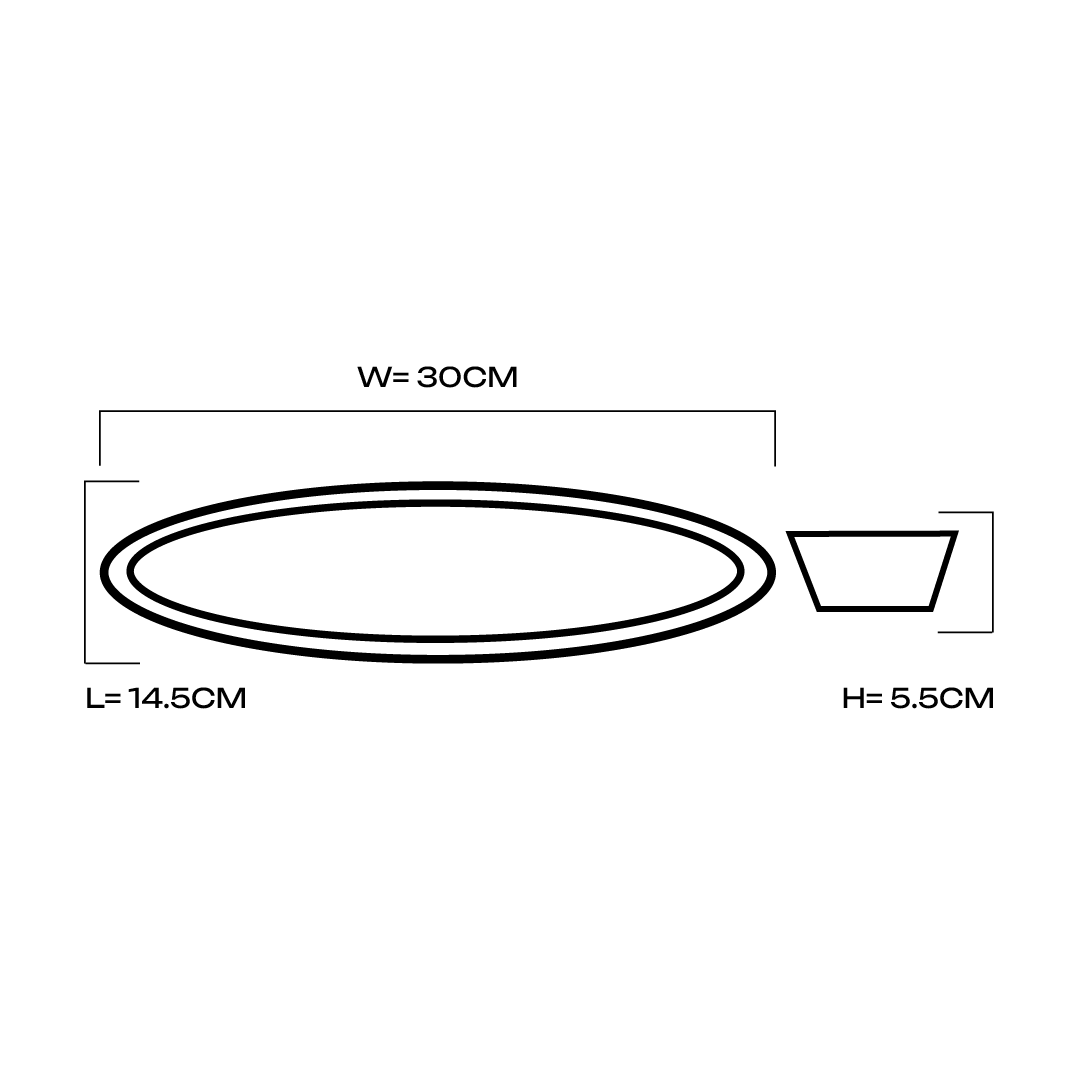 Oval Bowls | Green Fusion (2 Pieces)